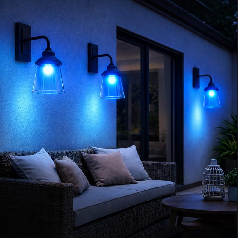 Image of Hi-Fi 0.5W LED Bulb (Blue) B22 Base | Energy Efficient Zero Watt Light | Decorative Night Lamp for Home, pooja room light & Bedroom Zero Blub (Pack of 2)