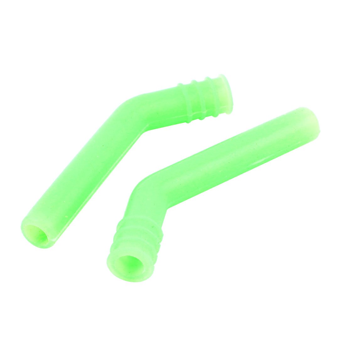 Aexit RC HSP Electrical equipment 1:8 1:10 Nitro Silicone Car Exhaust Muffler Extension Tube Green 2 Pcs
