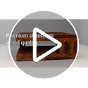 Image of Premium Sheesham Wood Coffee Table for Living Room |Solid Wood Coffee Table, Center Table, Tea Table | Wooden Coffee Table | Best Furniture for Home |Finish Color:- Honey Finish