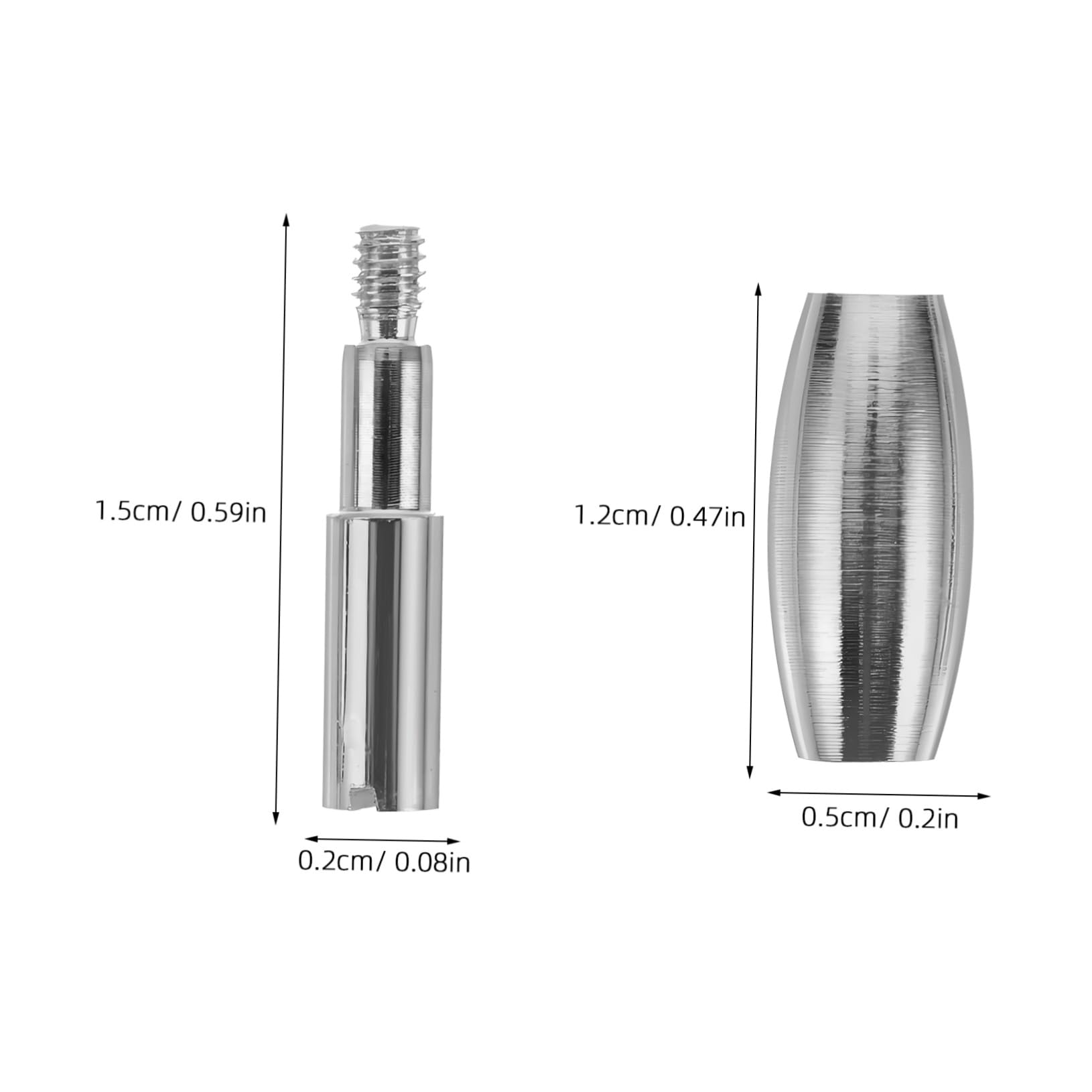 BESPORTBLE Flute Roller Screw Set Nickelplated Brass Clarinet Accessories Woodwind Instrument Repair Parts