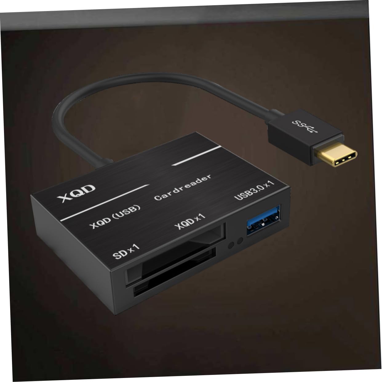 OSALADI 2piezas Lector De Tarjetas USB Tipo-c Adaptador De Compatible con para Fotografías y Videos Negro