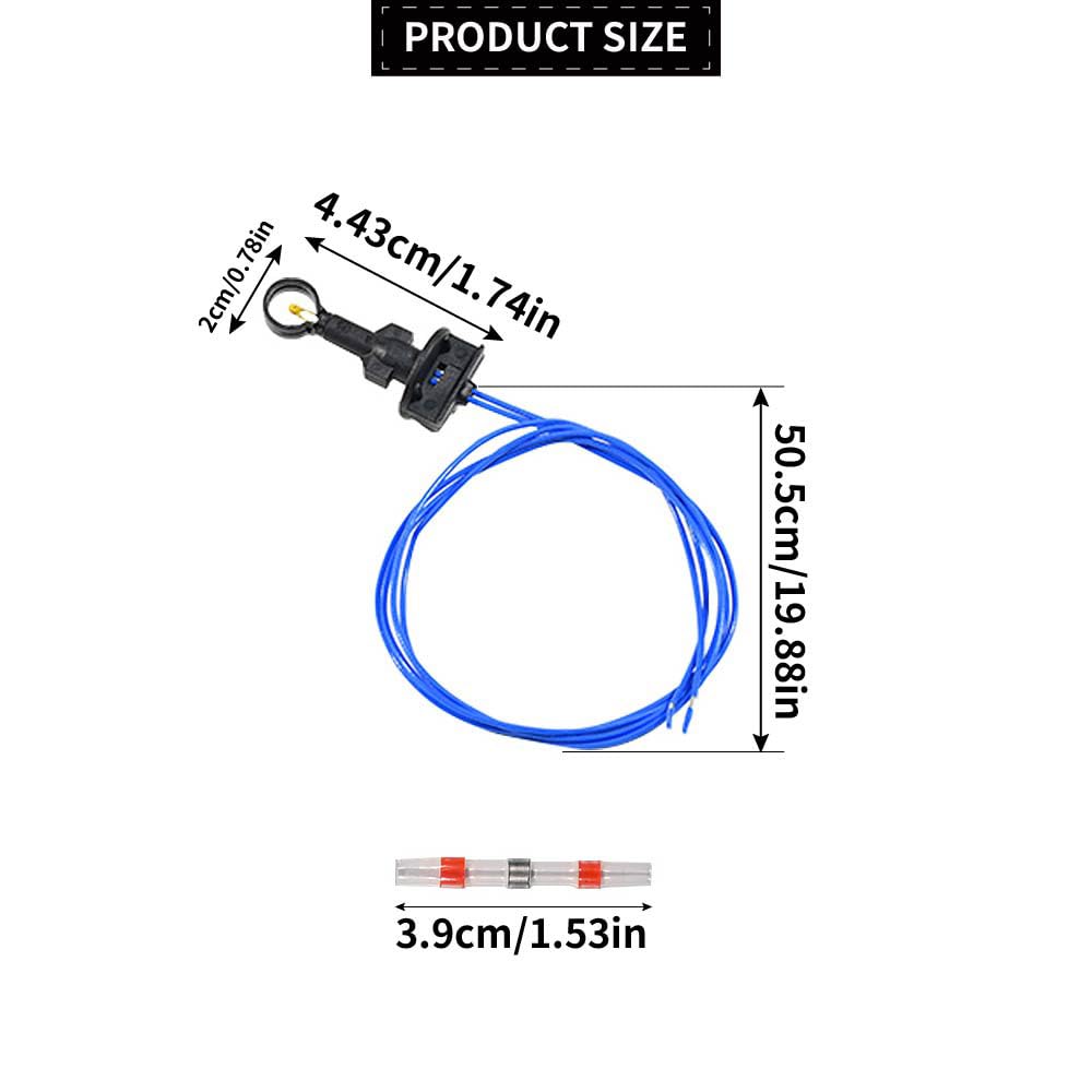 Kit Riparazione Sensore di Temperatura Aria Condizionata con Cavo Compatiblile con GIULIETTA 50531622