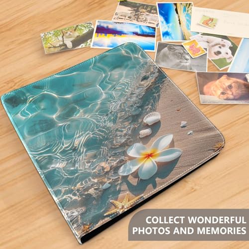Álbum de fotos autoadhesivo DIY Scrapbook FLildon con cubierta de cuero PU, 40 páginas, tamaño 11.8 x 11.2 pulgadas miniatura 5