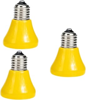 3Pcs Lâmpada De Aquecimento De Cerâmica Reptisoil Lâmpada Vermelha Luzes De Répteis Luminária De Répteis Lâmpadas De Calor De Répteis Lâmpadas De Calor De Aves Lâmpadas De Calor
