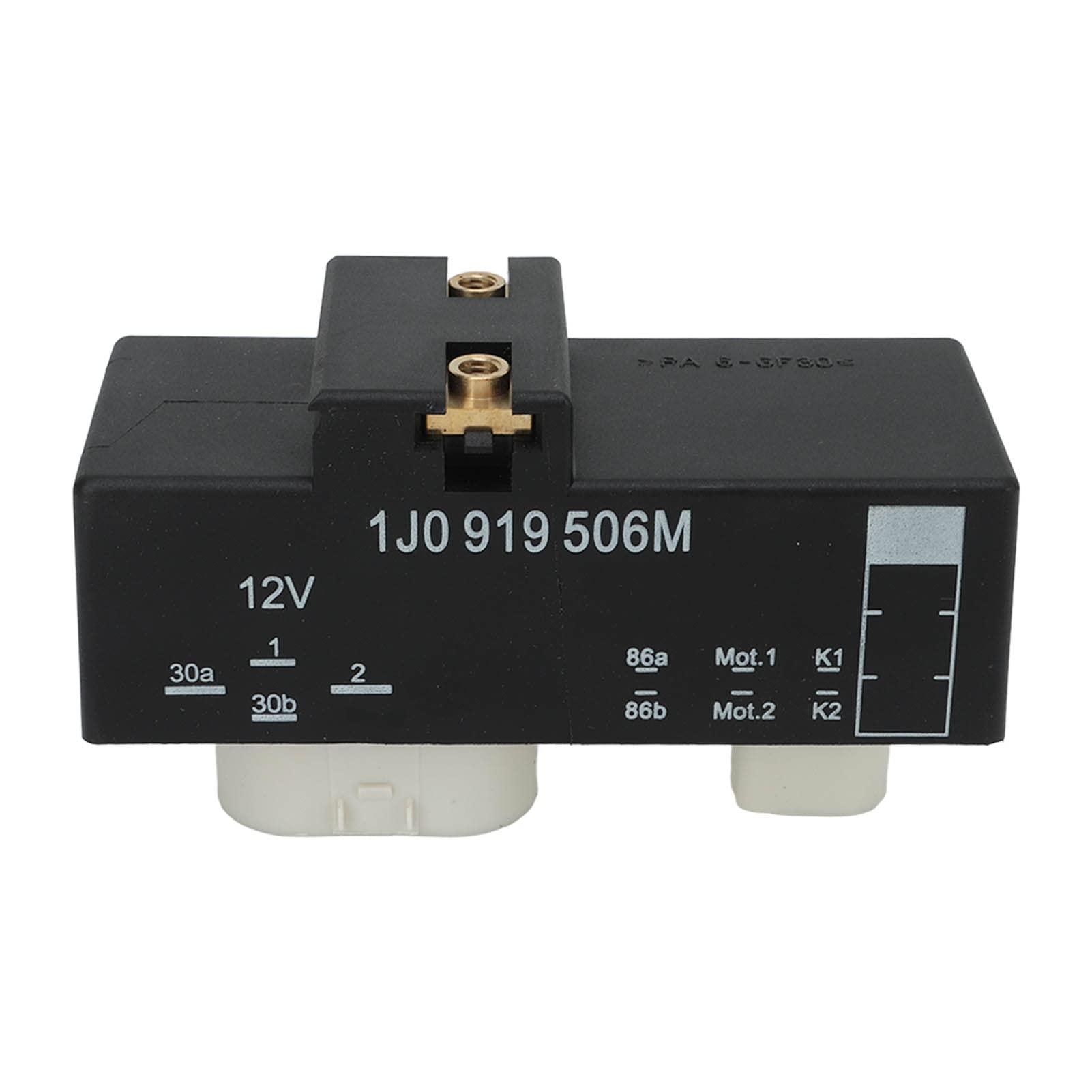 Naroote Relè di Controllo Ventola Radiatore Regolatore Efficiente 12V per A3, Materiale ABS, Adatto per, 1J0919506M, per Manutenzione Auto