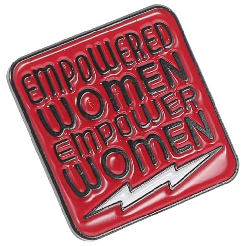 FINISPERSOO Pin Feminista de Esmalte 0.9 Pulgadas para Ropa y Accesorios, Duradero Estilo Original para Mujeres en Actividades Cotidianas y Sociales