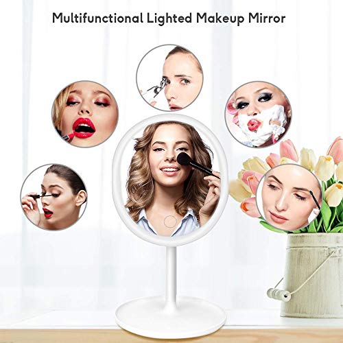 Espejo para Maquillaje Redondo con Luz y Aumento 5X miniatura 4