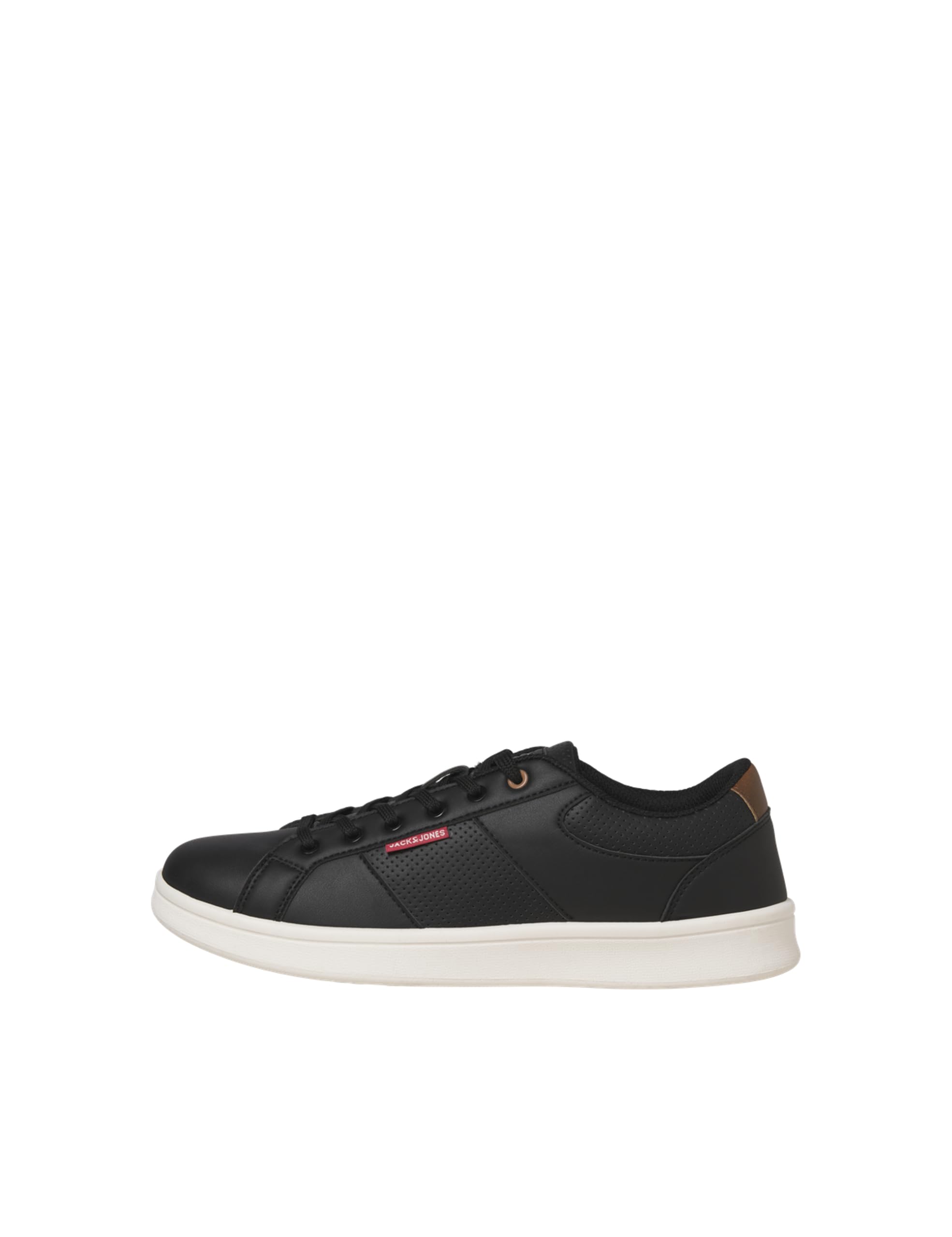 JACK & JONES Men's Jfwlennox PU Trainers, Anthracite, 42 EU, Charcoal, 9 UK