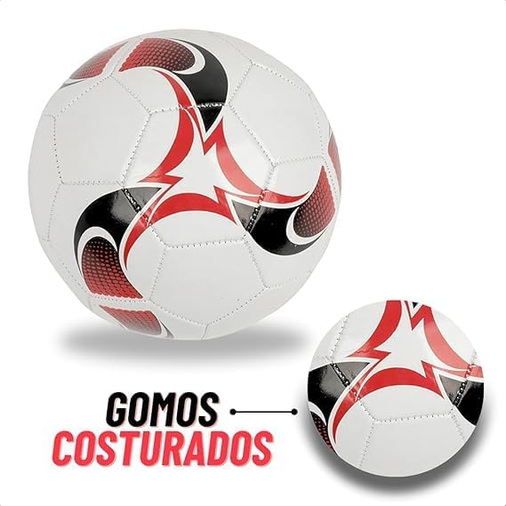 Bola De Futebol Society Campo Quadra Colorida Tamanho Padrão N°5 Premium