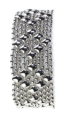 Liquid Metal by Sergio Gutierrez - 3 Sizes - SG Black Velvet Pouch Included. Chrome Plated Bracelet B4-N - Image 3