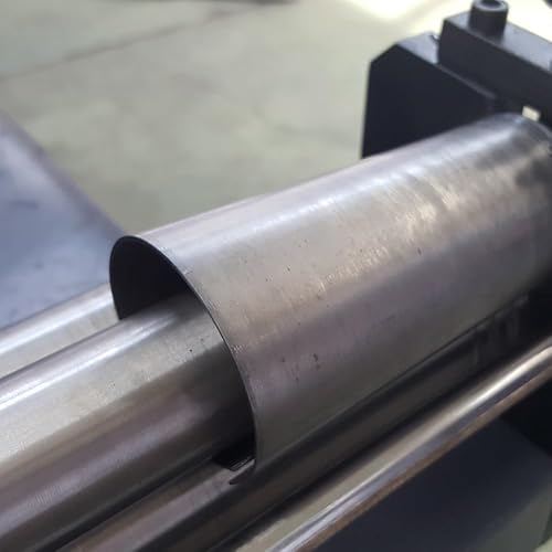 Miniatura 2 de KAKA INDUSTRIAL Máquina de rodillo deslizante W01-2422, máquina de rodillos de chapa con dos rodillos extraíbles, Máquina redonda de doblado de