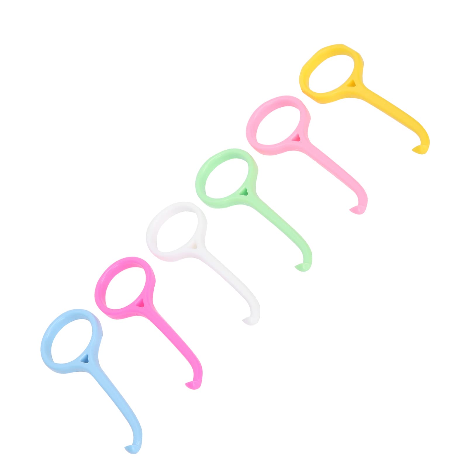 Dioche Removal Tool, Pull Aligner Hook Remover Clear Pul Remov 6Pcs Aligner Remover Glatt Antislip Zahnseide Picks Oral Care Brackets Retainer Remover Tool