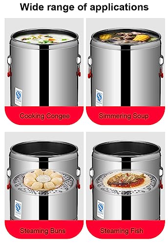 PILYON Commercial Hot Water Boiler Tea Urn Electric Catering Coffee Stainless Steel Urn with Thermostat Control for Domestic Shop Hotel or Office Use, 30L - Image 7