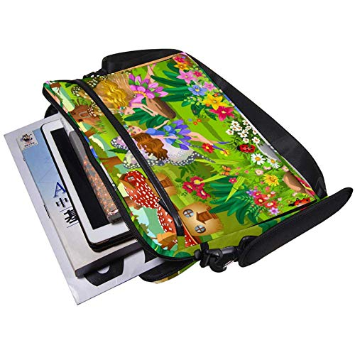 Bolso bandolera para portátil de 14 pulgadas ideal para diario con diseño de hadas 5