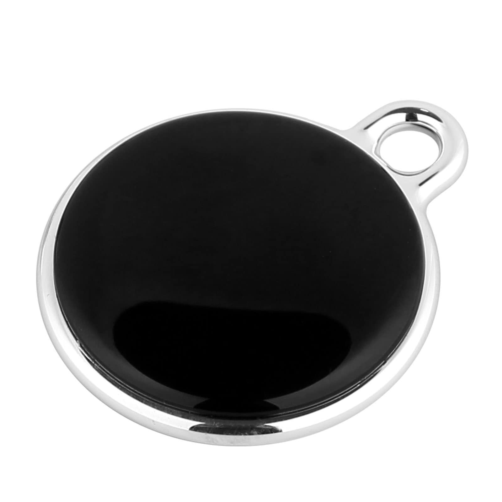 Détecteur d'artefact rond Bluetooth anti-perte localisateur d'animaux domestiques localisateur d'objets traqueur de positionnement intelligent-traqueur d'objets sans fil, 2 pièces,Black-A