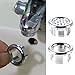 Anillo de desagüe para fregadero de baño, cocina, lavabo, lavabo, redondo, cobertor...
