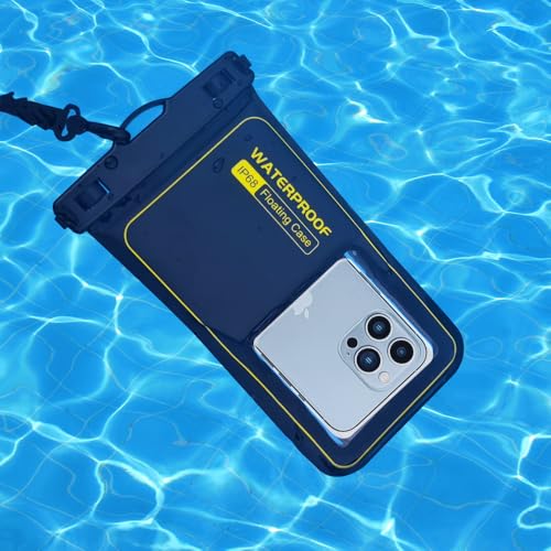 Floating Waterproof Phone Case 2-Pack, IPX8 Certified Waterproof Phone Pouch, Dry Bag for 7 IN Cellphone with Neck Strap, Water Protector Bag for Cruise Boat Beach Travel Essentials (Black Green) - image 9