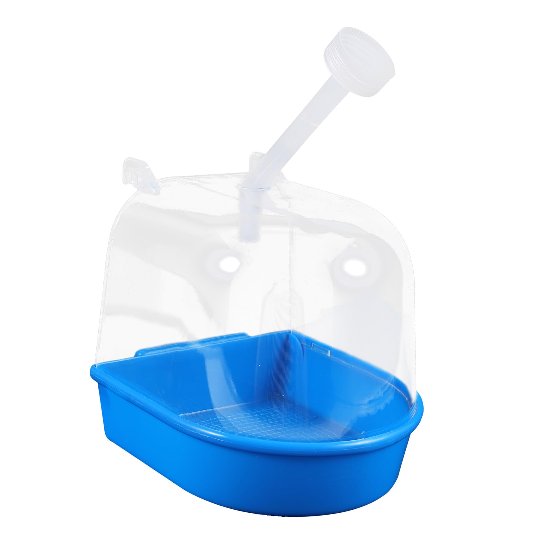 Gatuida Vasca da Bagno per Uccelli in Plastica Vassoio Rimovibile, Dimensioni Grandi per Pappagalli e Uccelli Domestici, per Gabbie e Bagni Comodi