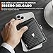 TEEHON Cartera para Hombre Slim Fibra de Carbono con Bloqueo RFID Imagen de TEEHON Cartera para Hombre Slim Fibra de Carbono con Bloqueo RFID