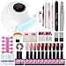 Produktbild Saint-Acior UV Nagelset Gel Farben für Nägel Nagellack Set 24W UV+ LED Nagellampe Starterset Maniküre 10x Gel Lacken uv Gel Lacken Set