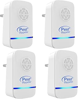 Ultrasonic Pest Repeller, Xndryan 4 Packs Mouse Repellent Plug in Pest Control for Mice, Cockroaches, Spider, Mosquitoes, Rodent, Harmless to Human and Pets