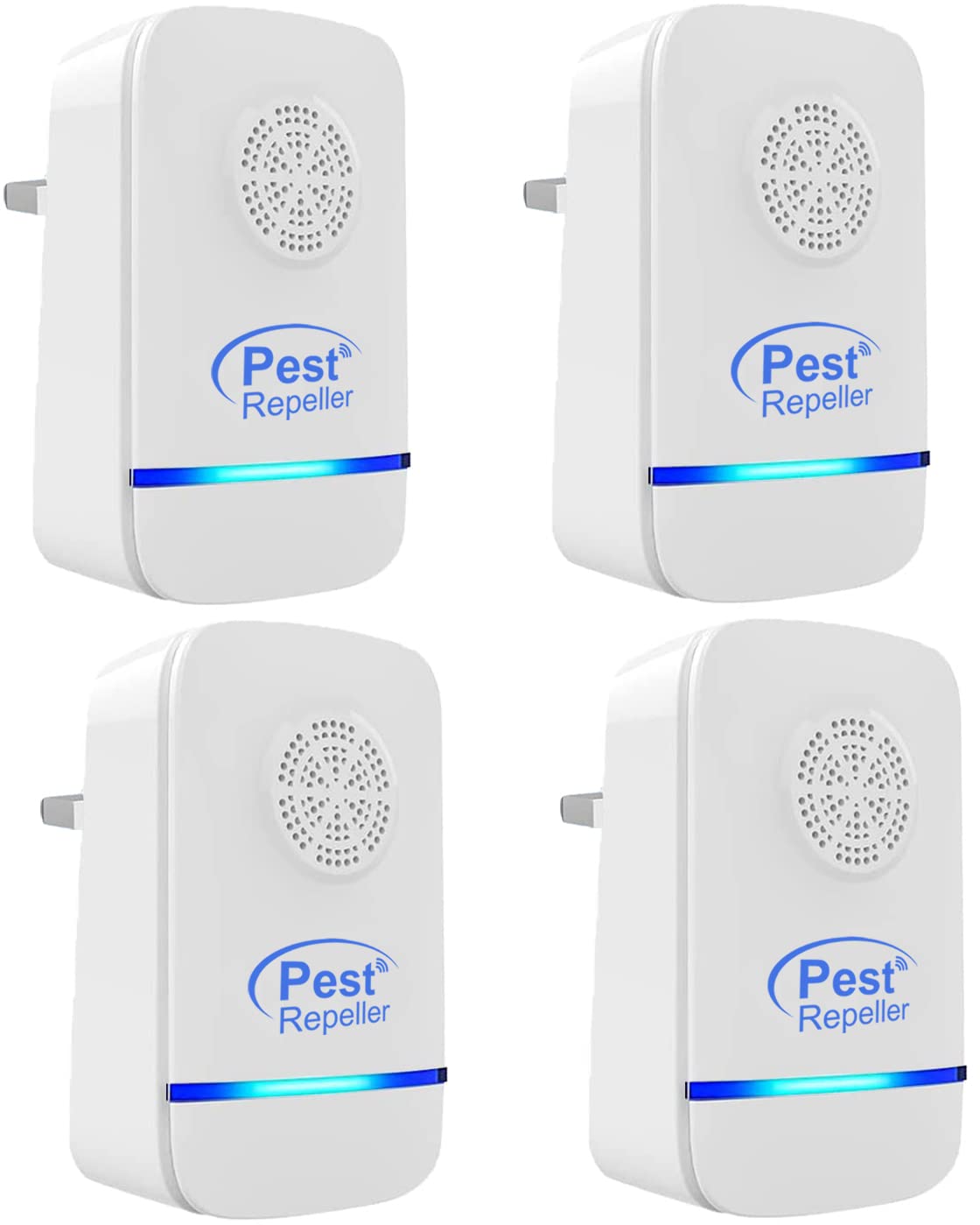 Ultrasonic Pest Repeller, Xndryan 4 Packs Mouse Repellent Plug in Pest Control for Mice, Cockroaches, Spider, Mosquitoes, Rodent, Harmless to Human and Pets