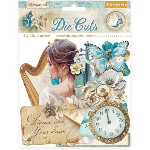 Stamperia Masquerade Découpes Cover