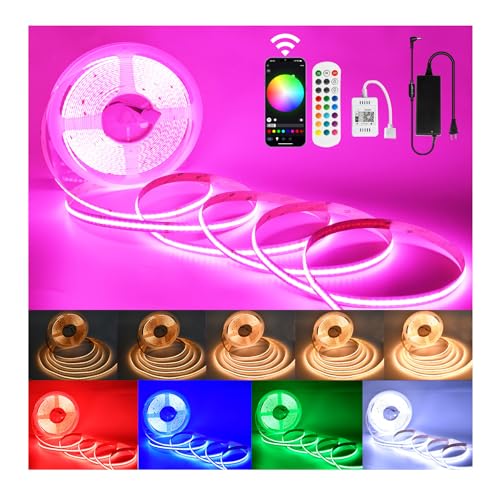 RGBW COB Led Light Strip 32.8FT/10M 12mm Flexible Led Tape Light 6720LEDs