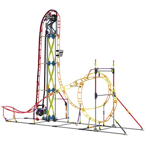 GRANDI GIOCHI GG01733-K'nex Electric Inferno Roller Coaster Buildings, Multicoloured, GG01733