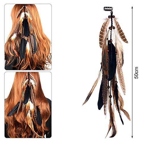 Mwoot MW-SH180 2Pcs Feather Hair Clip-In Extensions thumb #1