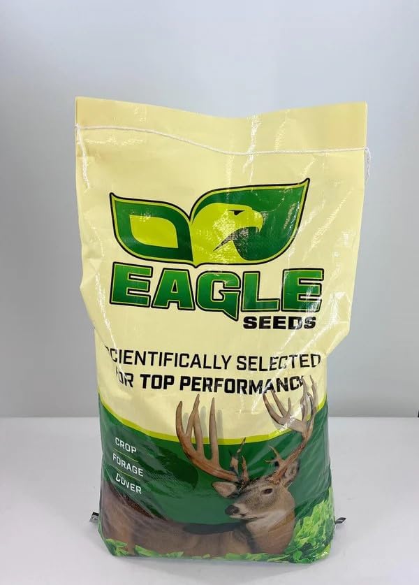 Eagle Seed Buffalo Summer Mix, Wildlife Food Plot Seed, 25 lb, 1 Acre Coverage, Full Sun, Spring Planting