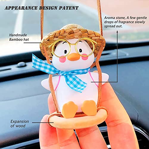 Image of AUTO SNAP Creative Couple Decoration Car Air Cute Perfume Interior Clip Aromatherapy Air Conditioning Decoration Duck