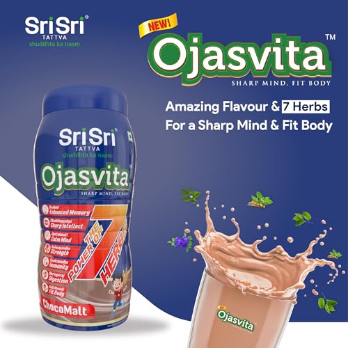 Image of Sri Sri TATTVA shuddhta ka naam Ojasvita ChocoMalt Powder - Drink Mix for Sharp Mind & Healthy Body - 1kg