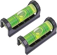 ZUJHPYMI 2-Pack Magnetic Bubble Spirit Levels with Strong Magnetic Base - Compact Acrylic Tools for Precise Leveling