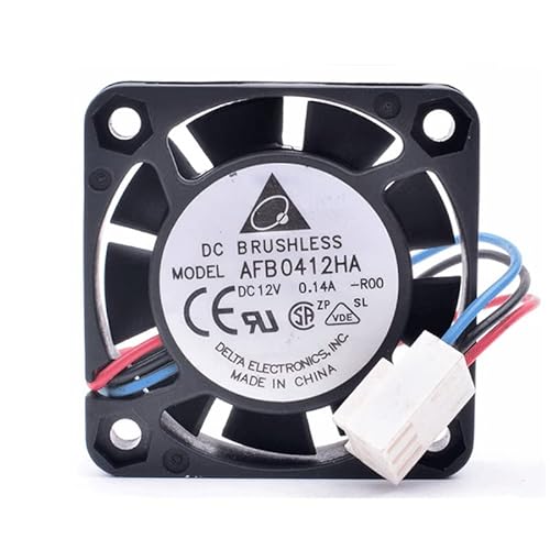 DELTA AFB0412HA 12V 3-wire 3pin 0.14A 4010 4CM double ball bearing cooling fan