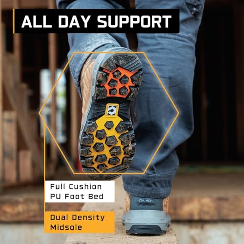 Footwear Wildwood 6” Composite Toe Turbolace™ Work Boot - Brown - Made in USA4