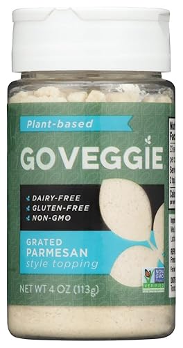 Queso parmesano vegano Go Veggie en un paquete de 2 unidades 4onzas