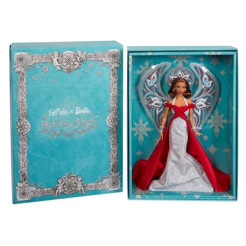 Muñeca Barbie Ángel Navideño Holiday 2023 miniatura 6