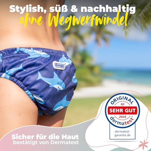 KIDVERSE Schwimmwindel Baby 1-2 Jahre - Schwimmwindeln wiederverwendbar – Ansicht 5