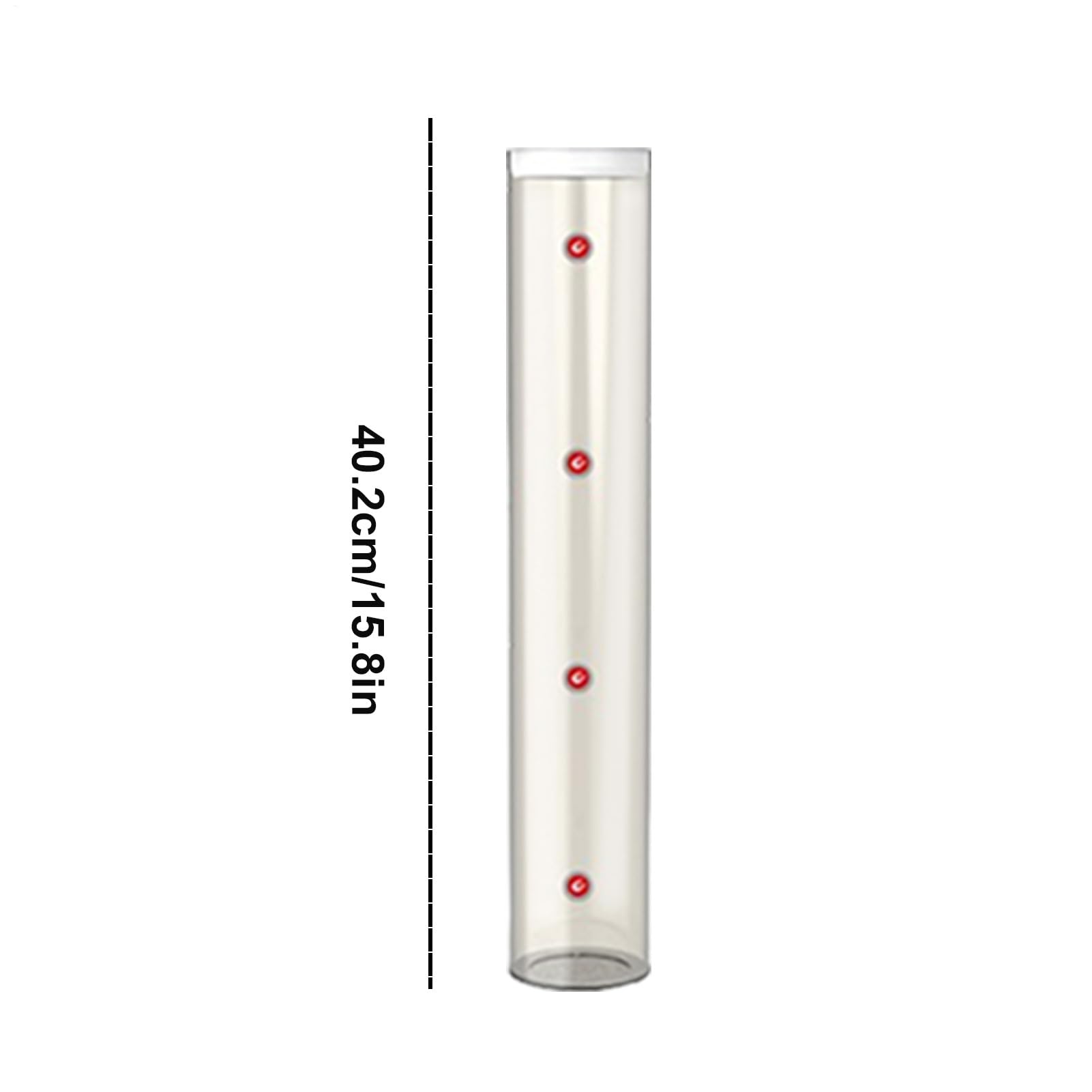 Tubo magnetico da badminton, tubo per palline da badminton, tubo magnetico per badminton, attrezzi da allenamento per educazione fisica, palestra, cortile, campo da badminton, parchi
