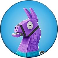 Vista 3 de Fortnite Soporte Llama PopSockets para teléfonos inteligentes y tabletas: PopGrip intercambiable