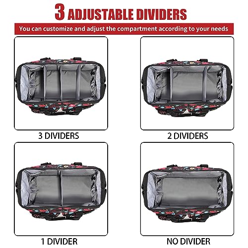 Image of Nurse Rolling Medical Duffle Bag Work Nursing School College Student Must Have Clinical Home Health Nurse Cna Nr Gifts Carry On Bag with Wheels Doctor Emt Ems Healthcare Equipment Homecare Physician