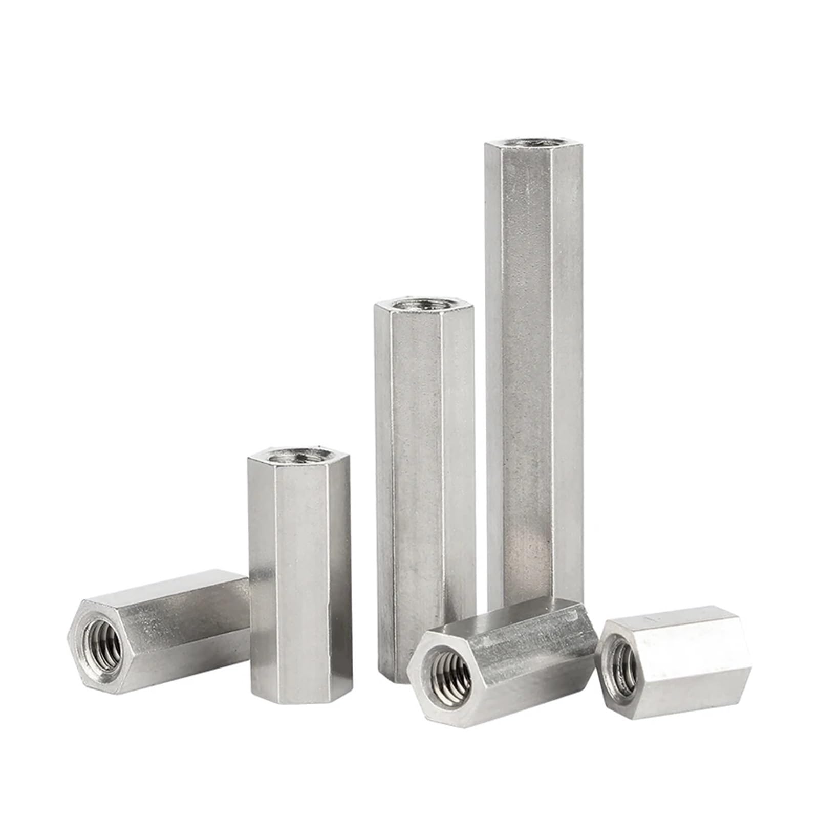 5 stücke M4 304 Edelstahl Hex Standoff Spacer Lange Stange Kupplung Hex Mutter Bolzen(50mm)