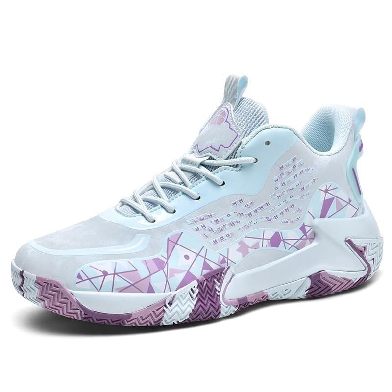Zapatillas de Baloncesto de Talla Grande for Hombre: Ligeras, duraderas, Modernas y adecuadas for Adolescentes. Botas Deportivas for Interiores y Exteriores.