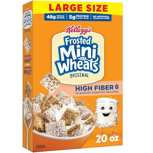 Kellogg’s Frosted Mini-Wheats Breakfast...