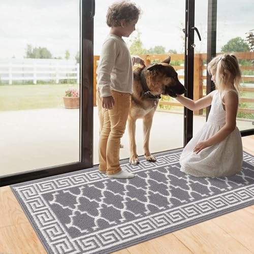Pauwer Door Mat Indoor Entrance 20 Inchx59 Inch Absorbent Dirt Trapper Welcome Mats For Front Door Washable Entryway Rugs Ultra Thin Doormat Non Slip Runner Rugs For Hallway Kitchen Laundry Room thumb #2