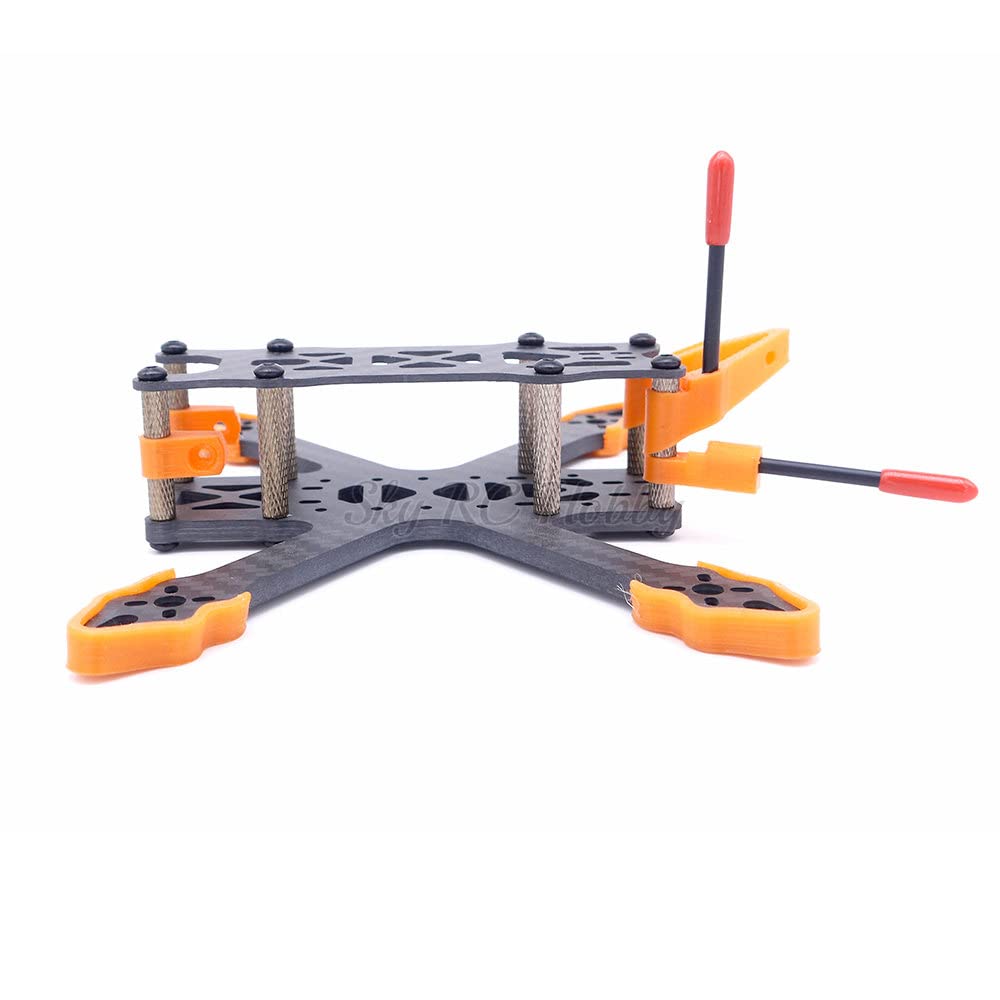 GX140 140mm Mini Alien Carbon Fiber 3inch FPV Frame Kits 4mm Arm with Printing Accessories for 1407 FPV Racing Freestyle Drones