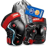 Knee Pads for Kids,Kids Knee Pads and Elbow Pads Set Child Youth 3-15 Years W/Adjustable Strap for Roller Skates Skateboard Inline Skatings Scooter