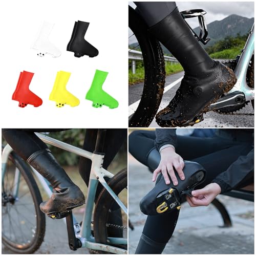 Protector antideslizante de silicona para calzado de ciclismo, defensa contra barro y lluvia, reutilizable miniatura 2