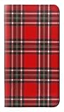 Fente pour carte. Innovedesire Tartan Red Pattern Etui Flip Housse Cuir pour iPhone 7, iPhone 8, iPhone SE (2020)
